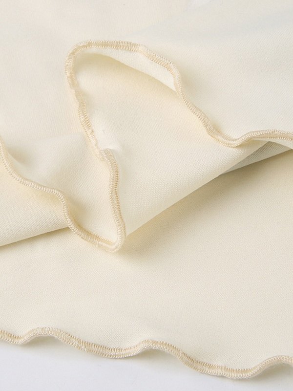 EMMIOL Top bandeau con cordones y estampado de ángeles