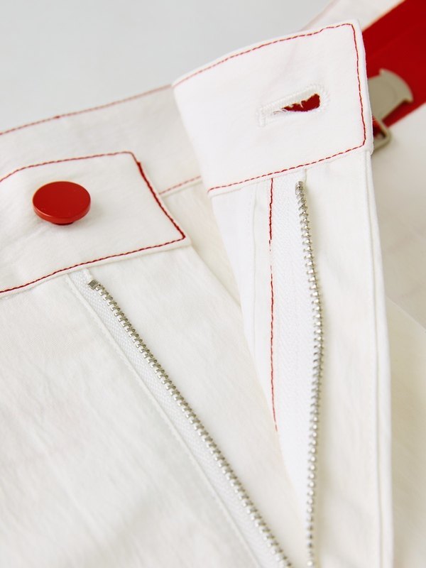 EMMIOL Shorts con ribete de corazones estampados