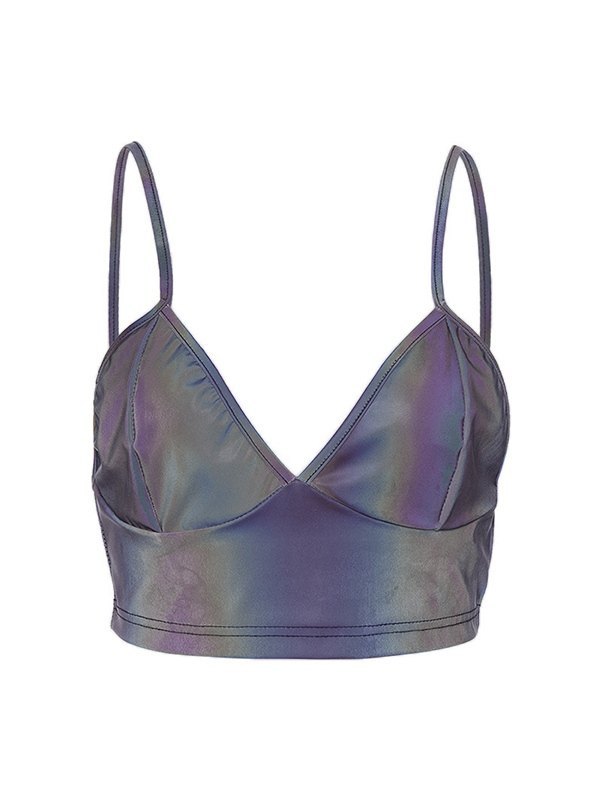 EMMIOL Top de tirantes reflectante con láser