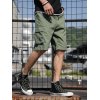EMMIOL Shorts de hombre con cintura elástica y bolsillo tipo cargo