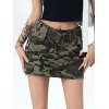 EMMIOL High Street Camouflage Denim Skirt