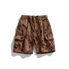 EMMIOL Men's Printed Loose Cargo Shorts