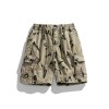 EMMIOL Men's Printed Loose Cargo Shorts