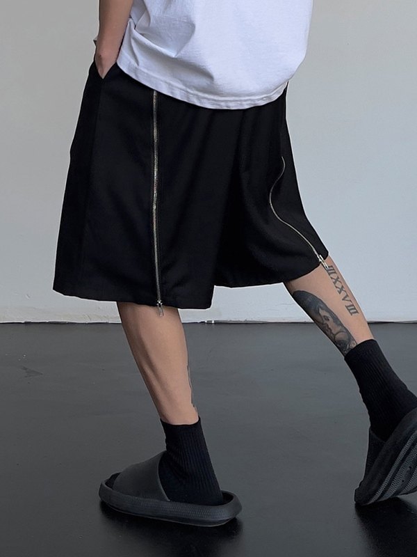EMMIOL Pantaloncini sportivi da uomo con zip sul retro