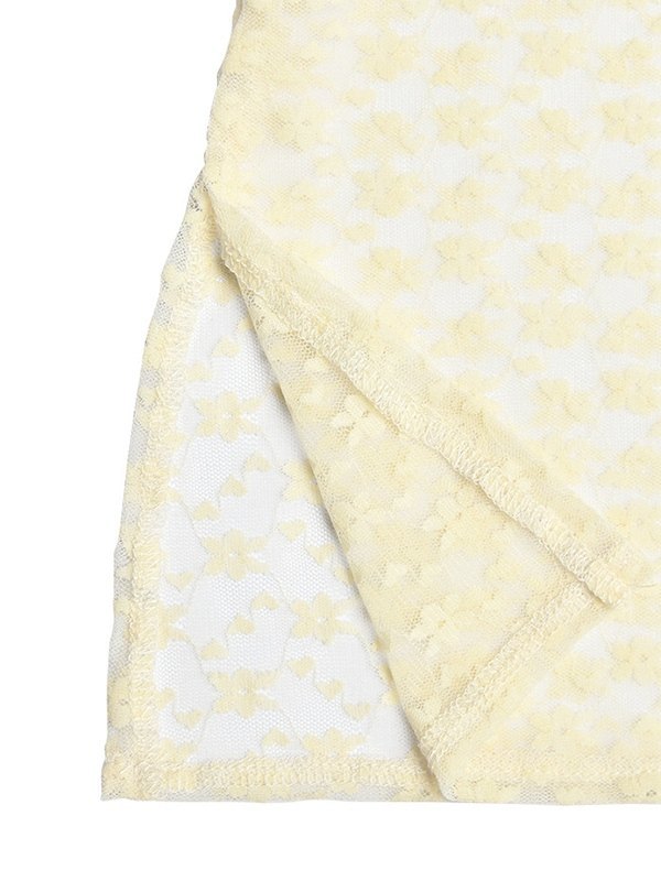 EMMIOL Lace see-Through Sling Mini Dress
