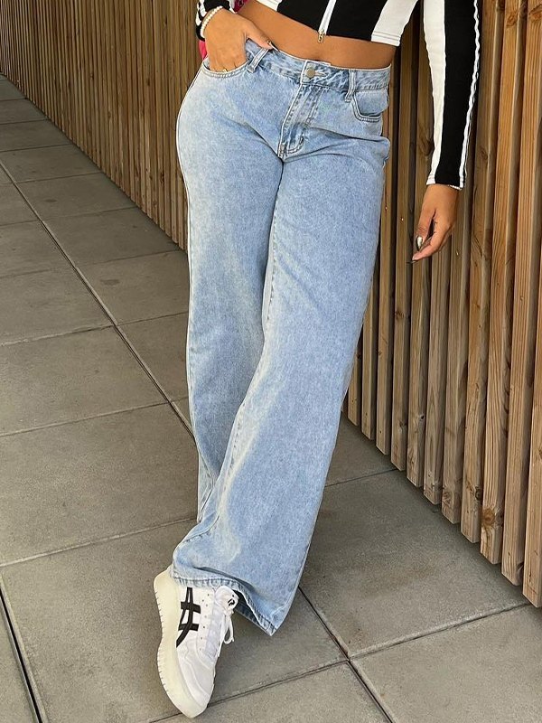 EMMIOL Light Wash Denim Boyfriend Jeans