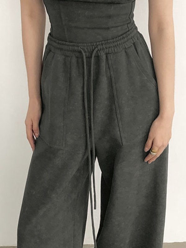 EMMIOL Street Wide Leg Sweatpants