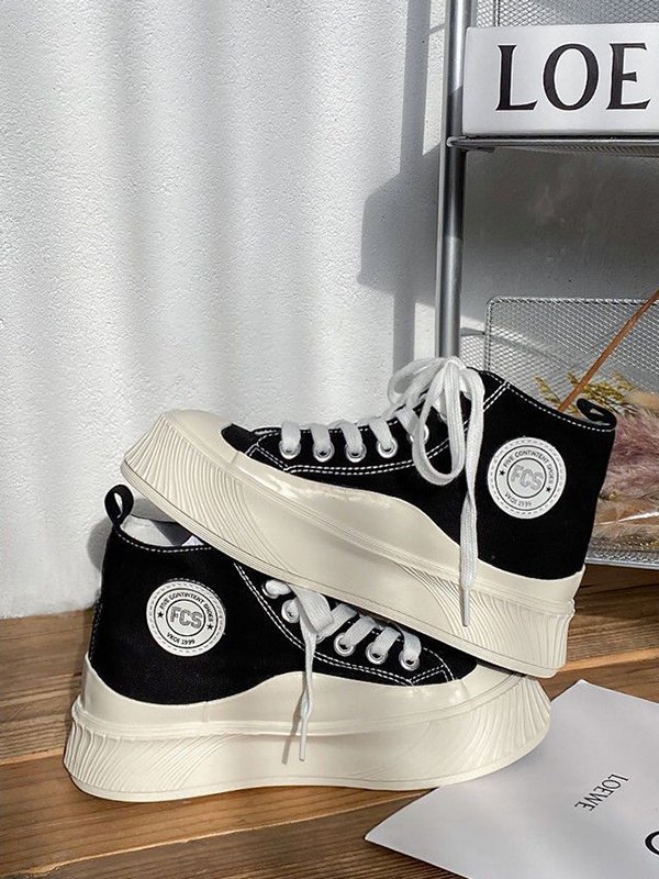 EMMIOL Contrast Sole High Top Sneaker