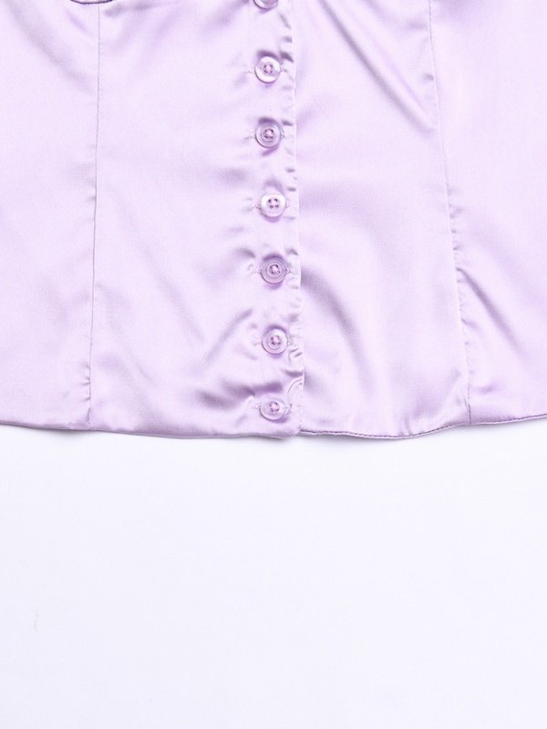 EMMIOL Square Neck Button Slim Fit Tank Top