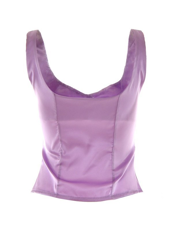 EMMIOL Square Neck Button Slim Fit Tank Top