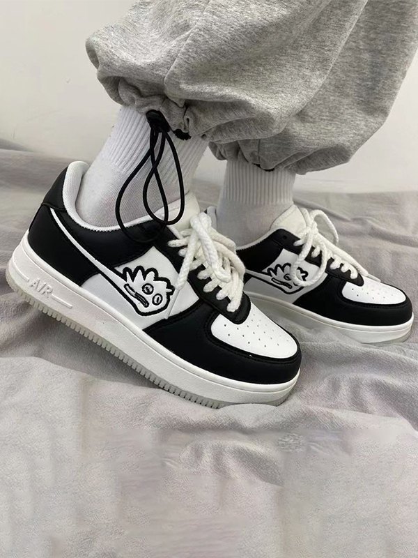 EMMIOL Embroidered Monster Sneaker