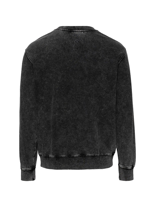 EMMIOL Felpa da uomo con stampa teschio Hip Pop