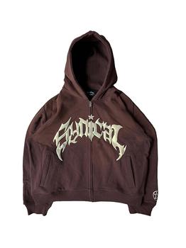 Men Letter Gothic Hoodies main image 1