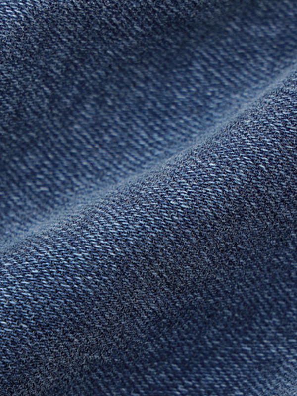 EMMIOL Minivestido de mezclilla de patchwork bandeau