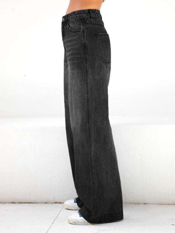 EMMIOL Vielseitige Boyfriend-Jeans in verwaschenem Vintage-Blau