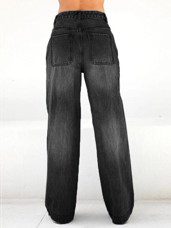 EMMIOL Vielseitige Boyfriend-Jeans in verwaschenem Vintage-Blau