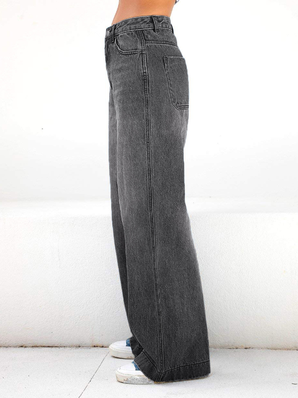 EMMIOL Vielseitige Boyfriend-Jeans in verwaschenem Vintage-Blau