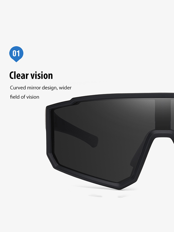 EMMIOL Occhiali da sole colorati polarizzati sportivi da esterno