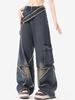 EMMIOL Jeans Boyfriend con tasche grandi e taglio vivo a forma di stella