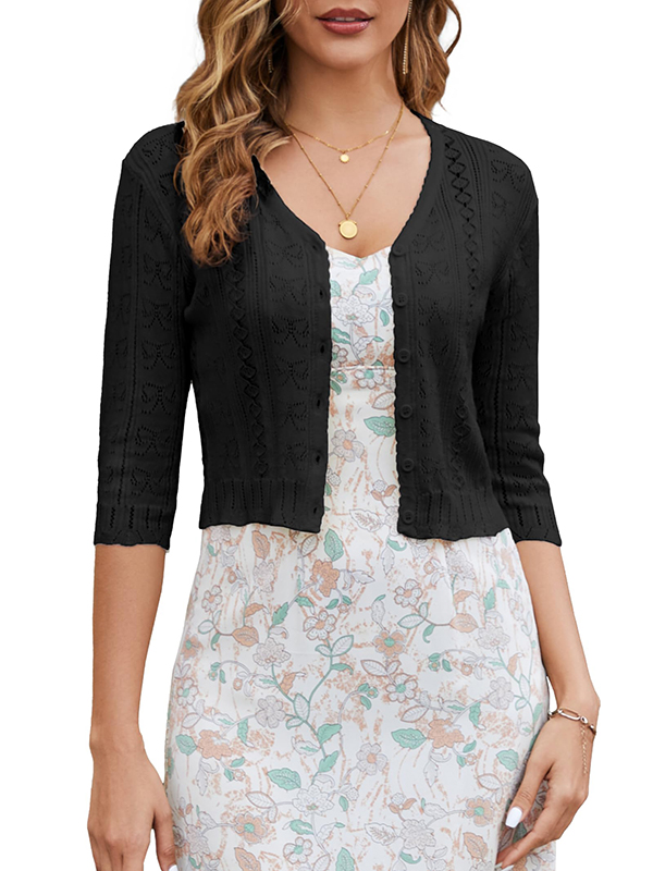 EMMIOL Sweaters Open Front Casual Elegant Jacket for Dresses