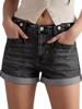 EMMIOL Women's Mid-Rise Stretchy Denim Hot Shorts