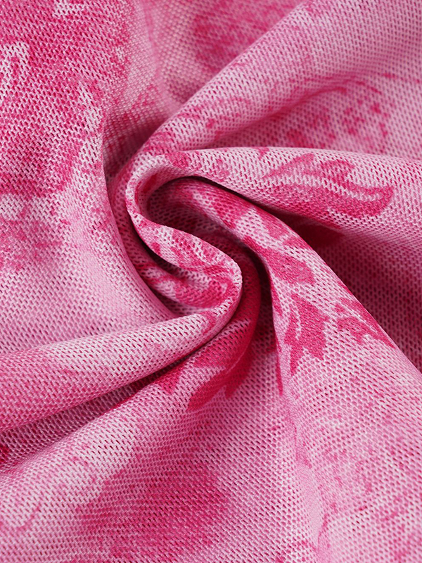 EMMIOL Blumendruck Retro Perlen Unregelmäßig Hot Girl Neckholder Träger Weste
