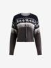 EMMIOL Cardigan Fair Isle a maniche lunghe