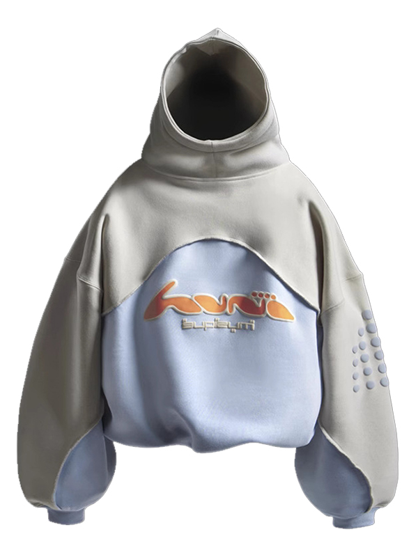 EMMIOL Felpa con cappuccio casual alla moda con stampa multicolore