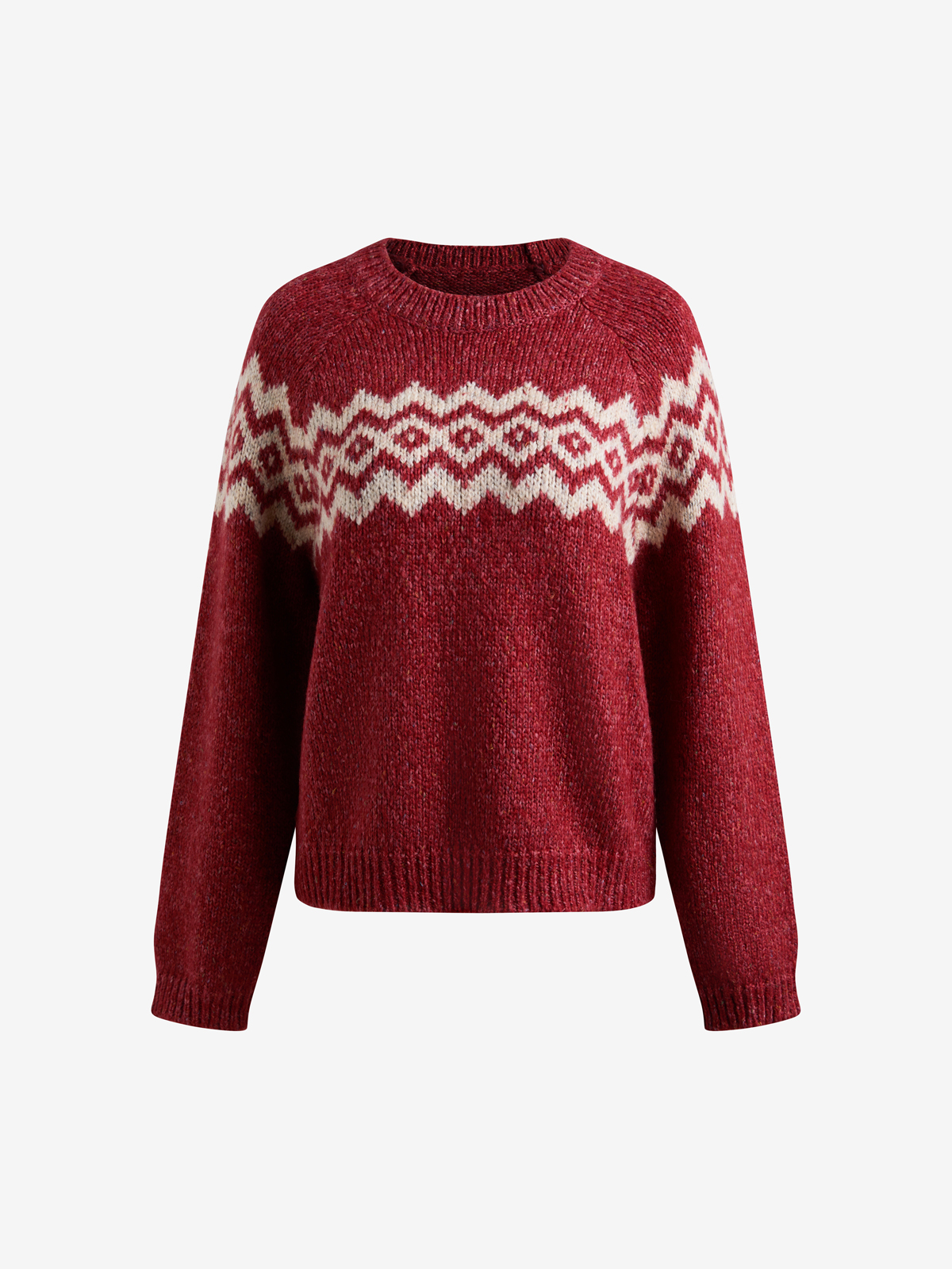 EMMIOL Maglione semplice Fair Isle