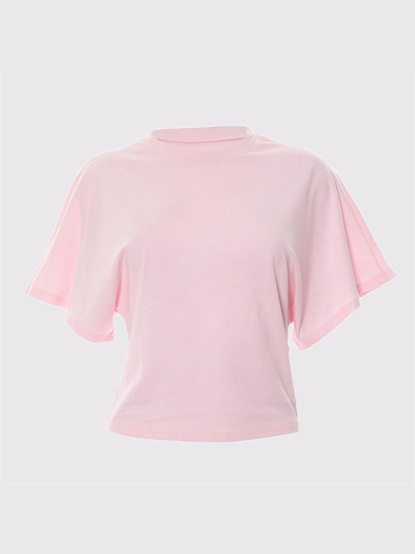 EMMIOL Stylish A Fitted Waist Short Sleeve