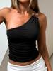EMMIOL Top sexy con una spalla