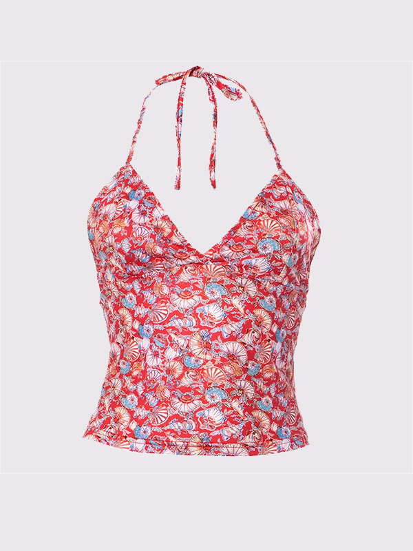 EMMIOL Top canotta con stampa alla moda