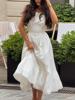 EMMIOL Tie-Front Rustic Maxi Dress