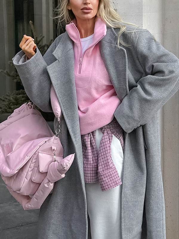 EMMIOL Felpe con cappuccio larghe e casual in pile