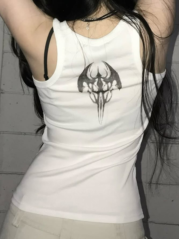 EMMIOL Retro Punk Rock Neckholder-Camisole
