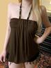 EMMIOL Retro-Style Beaded Halter Top