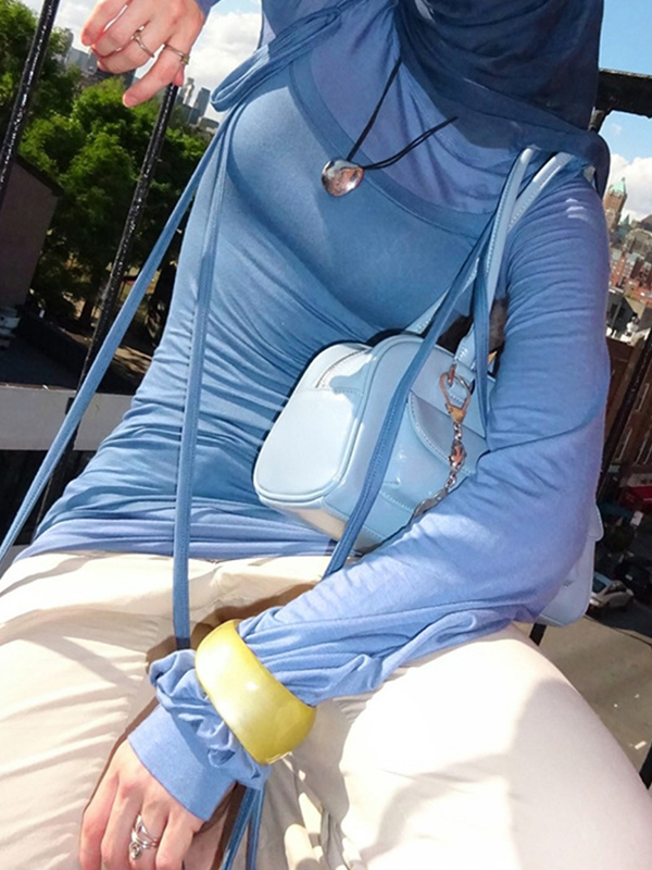EMMIOL Ocean Blue Mini Dress