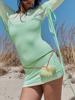 EMMIOL Ocean Blue Mini Dress