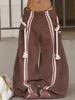 EMMIOL Pantalones de trabajo de estilo retro urbano con pierna ancha