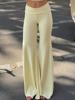 EMMIOL Pantalones casuales cómodos con pierna acampanada