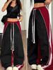 EMMIOL Pantalones de trabajo de estilo retro urbano con pierna ancha