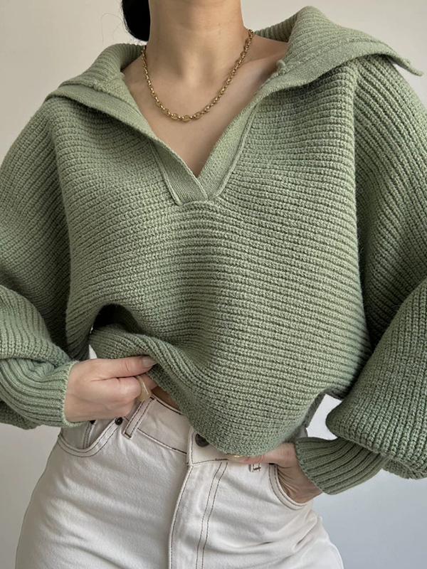 EMMIOL Felpe casual con cerniera semiaperta