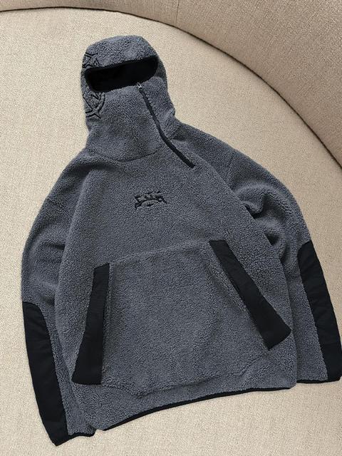 Kapuzenpullover mit Shearling-Futter
