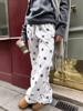 EMMIOL Polka Dot Casual Straight Leg Pants