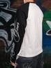 EMMIOL Handwritten Print  Oversized Long Sleeve