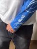 EMMIOL Handwritten Print  Oversized Long Sleeve