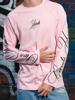 EMMIOL Handwritten Print  Oversized Long Sleeve