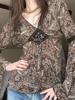 EMMIOL Ethnic Floral Print Long Sleeve