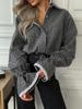 EMMIOL Polka Dot Bow Shirt Shirts Long Sleeves