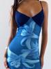 EMMIOL Three-Dimensional Floral Print Maxi Dress
